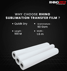 PAPER SUBLIM ROLL QUICK DRY 90 GSM 1.6*100 M