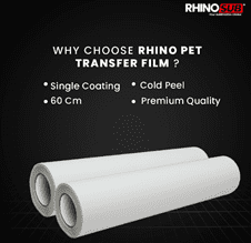 RHINO CONSUMABLE PET FILM DTF ( 60*100 ) SINGLE COATING