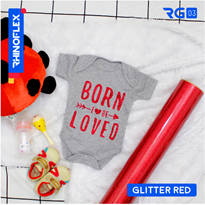 POLYFLEX GLITTER RED