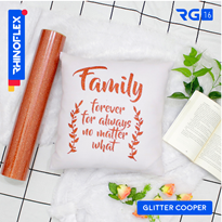 POLYFLEX GLITTER COPPER